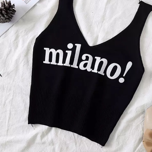 Lena Vie Tops - The Noir Milano Wanderlust Top
